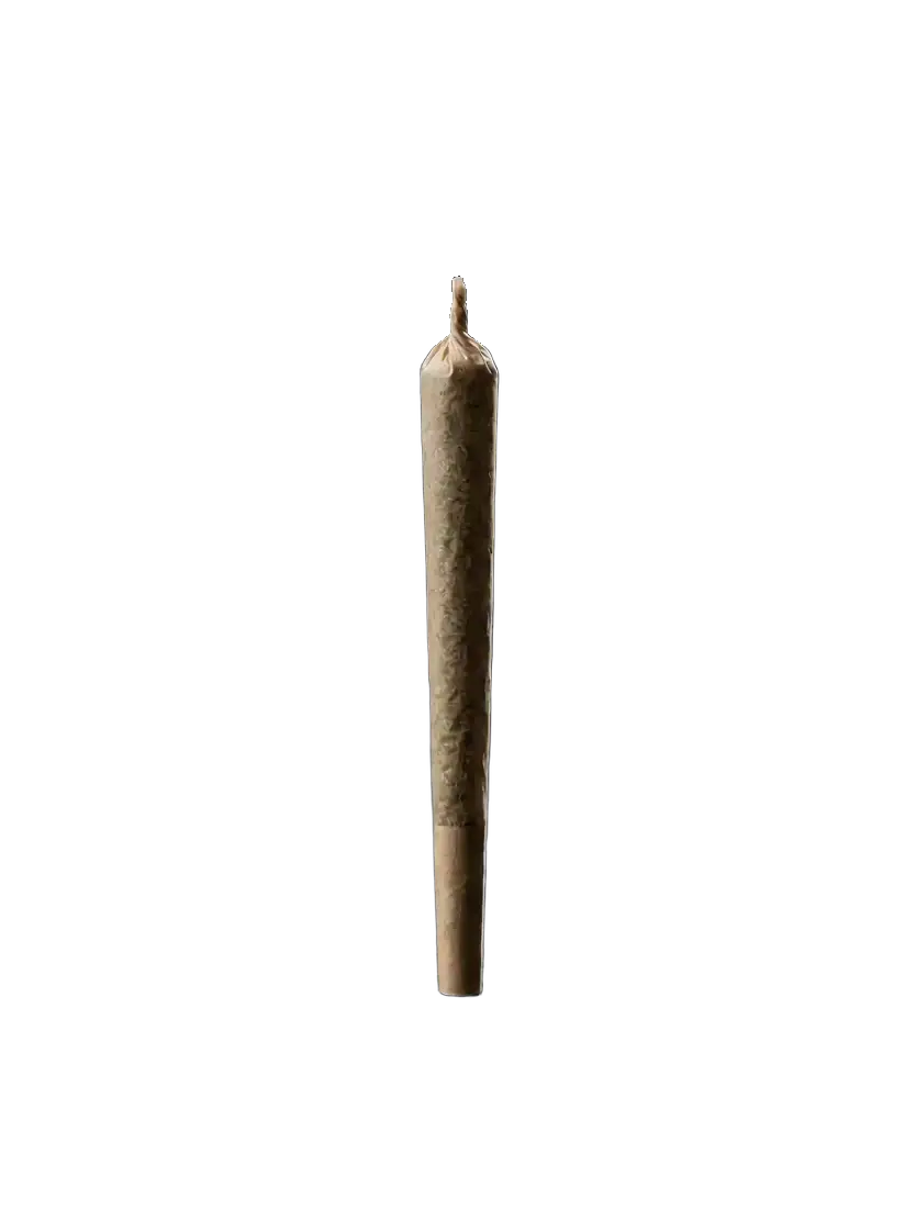 Vespos Ground hemp pre-roll cone on a dark studio surface