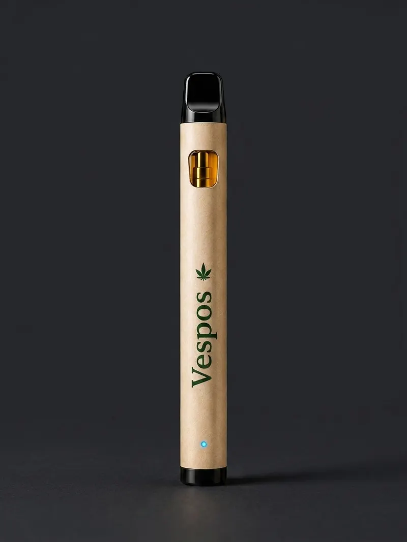 Vespos Solo 1 ml disposable pen on a dark studio surface
