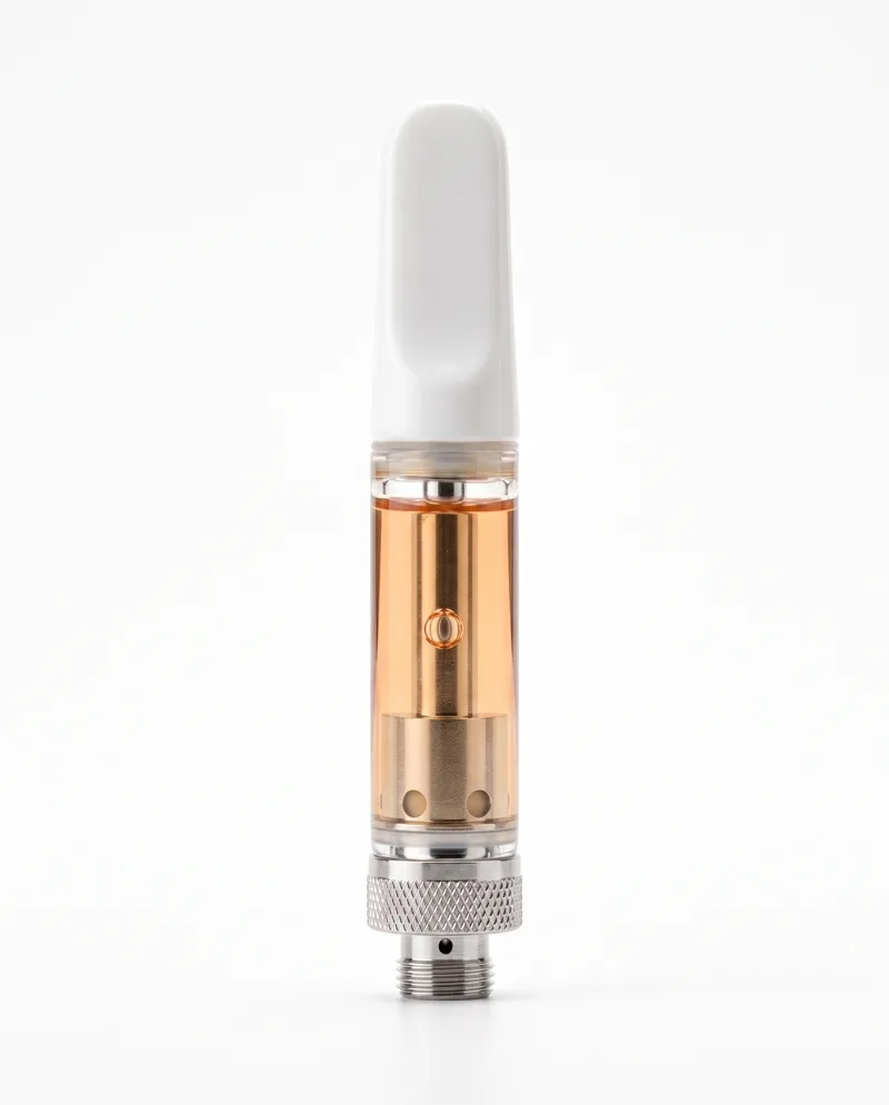 Tropical Ease — 510 ceramic CBD cartridge with light orange oil