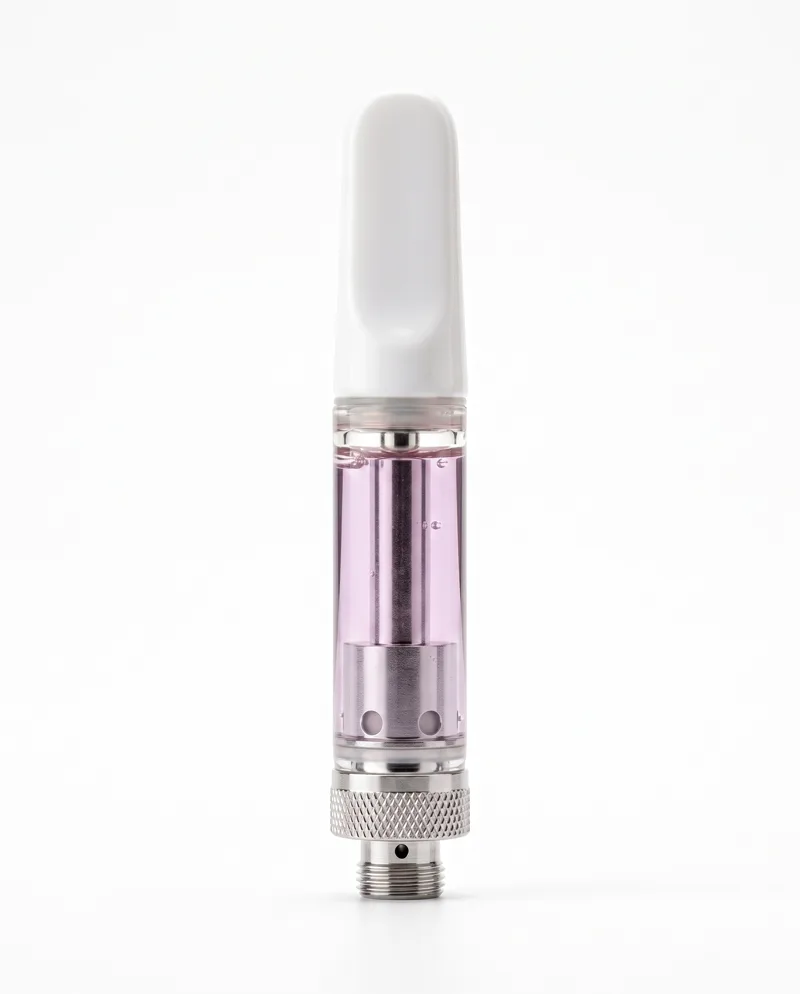 Lavender Rest — 510 ceramic CBD cartridge with pastel purple oil