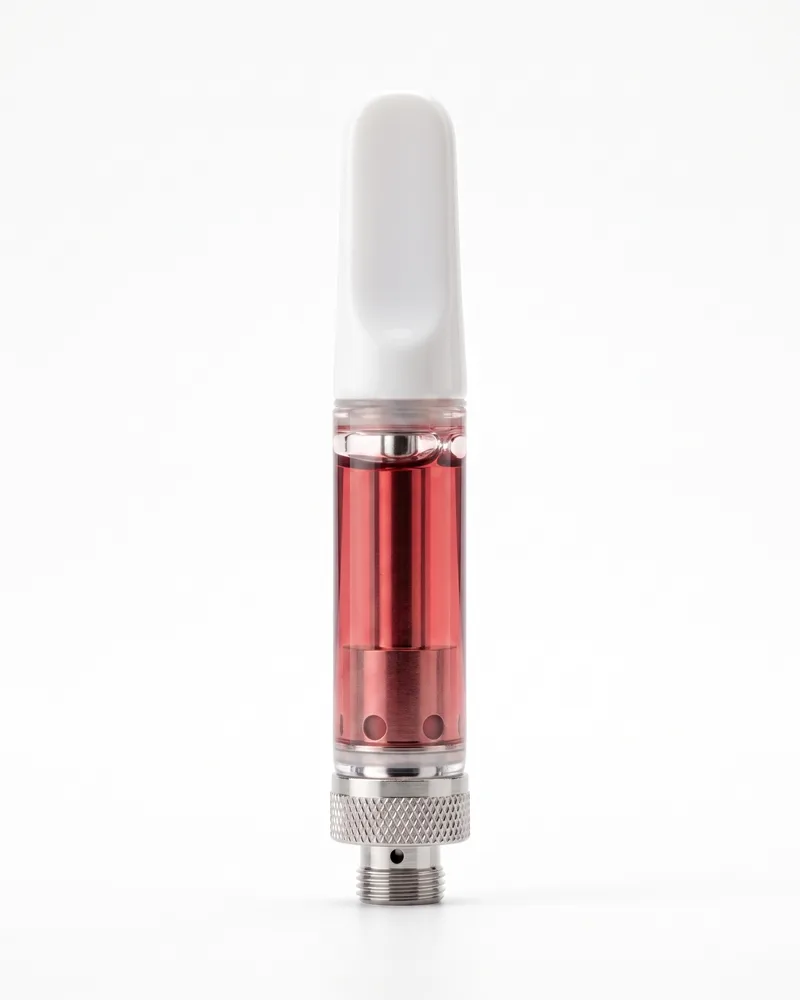 Hibiscus Bloom — 510 ceramic CBD cartridge with ruby-rose oil