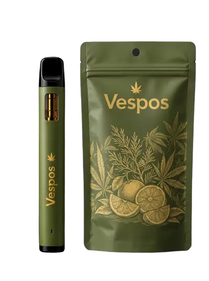 Vespos Solo Cedar and Citrus pen and pouch