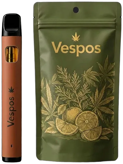 Vespos Solo Jack Herer pen and pouch