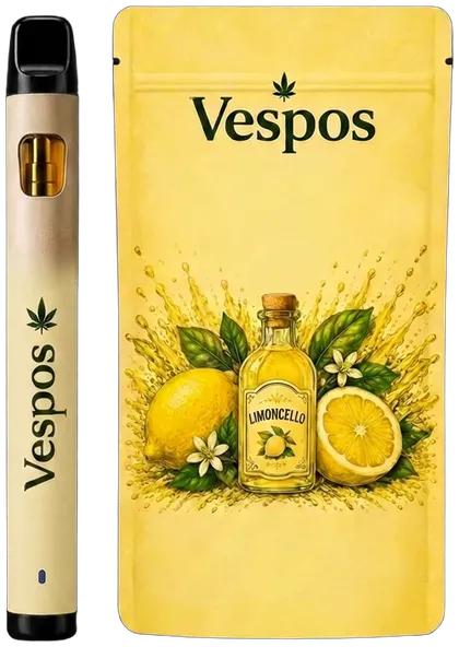 Vespos Solo Lemoncello pen and pouch