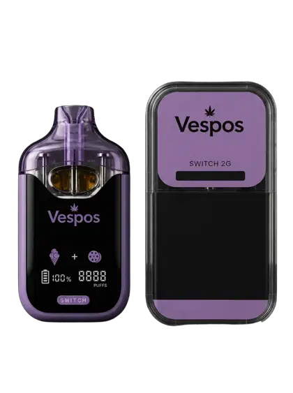 Vespos Switch 2G Gelato and Do-Si-Dos device with blister pack